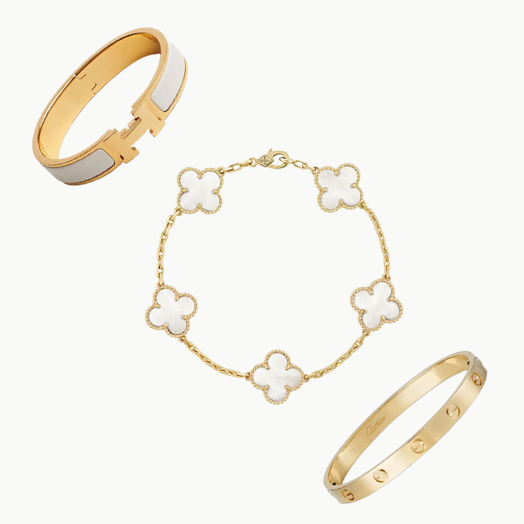 3‑Piece Icon Stack – Yellow Goid & Clover