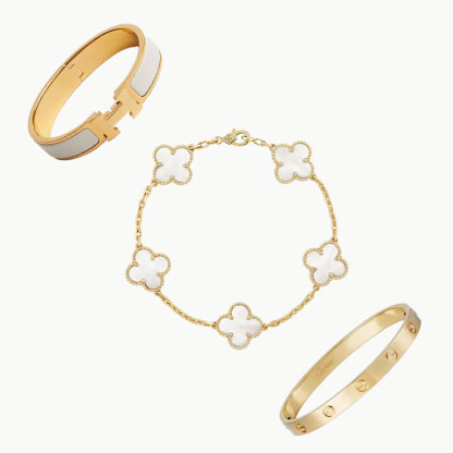 3‑Piece Icon Stack – Yellow Goid & Clover