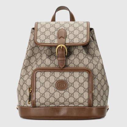 BACKPACK WITH INTERLOCKING G