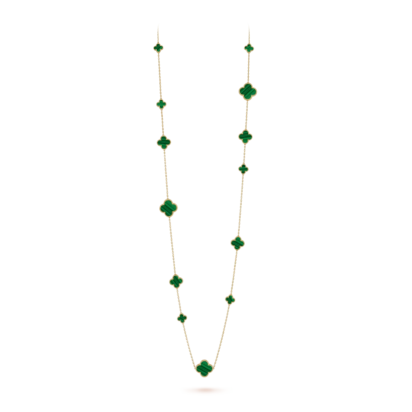 Magic Alhambra long necklace, 16 motifs