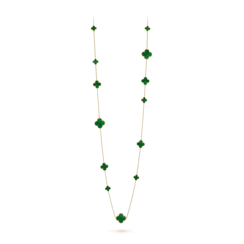 Magic Alhambra long necklace, 16 motifs