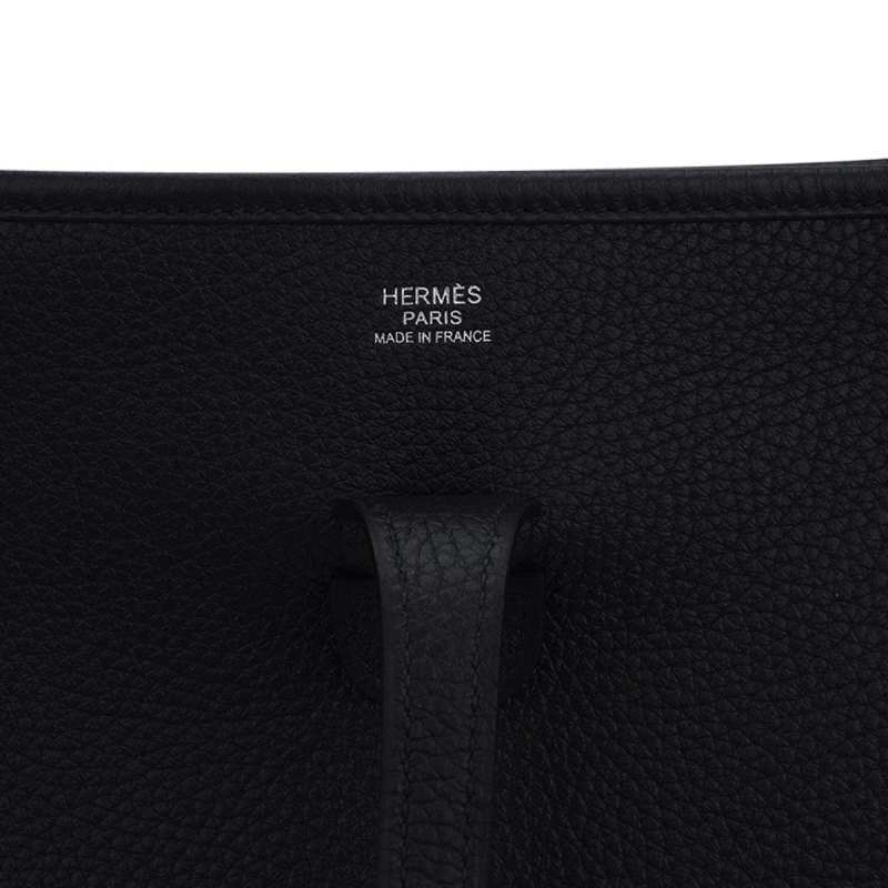 Evelyne PM Black Clemence Palladium Hardware