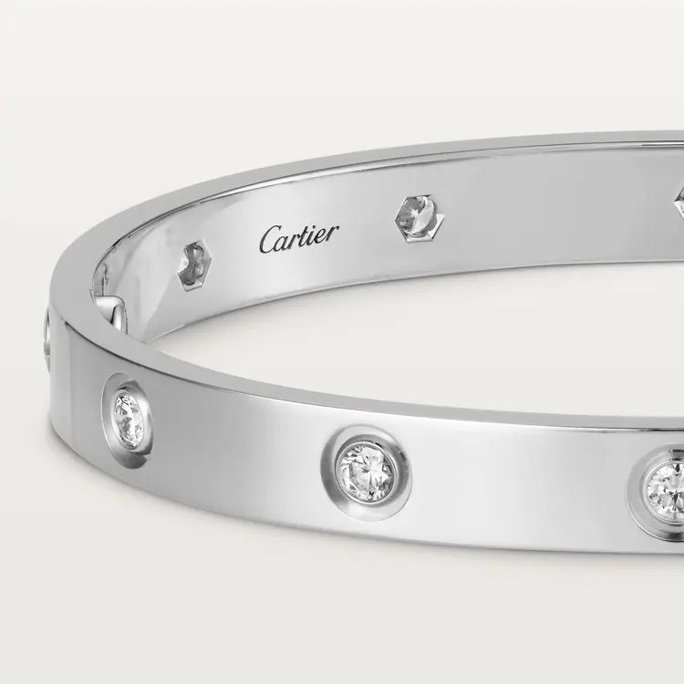 LOVE BRACELET, 10 DIAMONDS