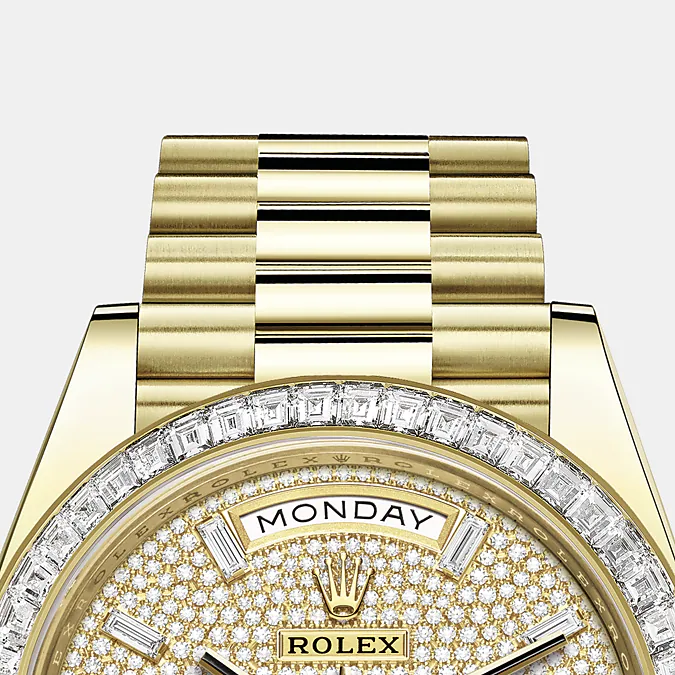 Day-Date 40mm, 18k Yellow Gold, Ref# 228398tbr-0036