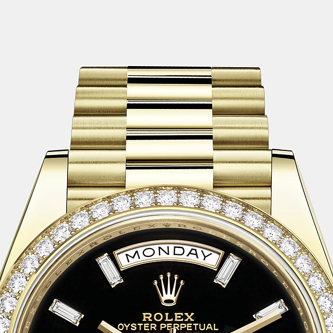 Day-Date, 40mm, 18k Yellow Gold and Diamonds, Ref# 228348rbr-0039