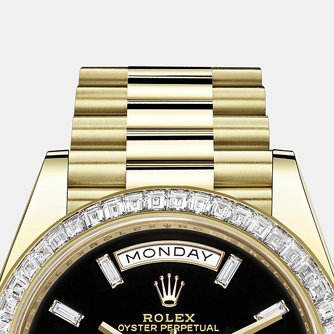 Day-Date, 40mm, 18k Yellow Gold and Diamonds, Ref# 228398tbr-0038