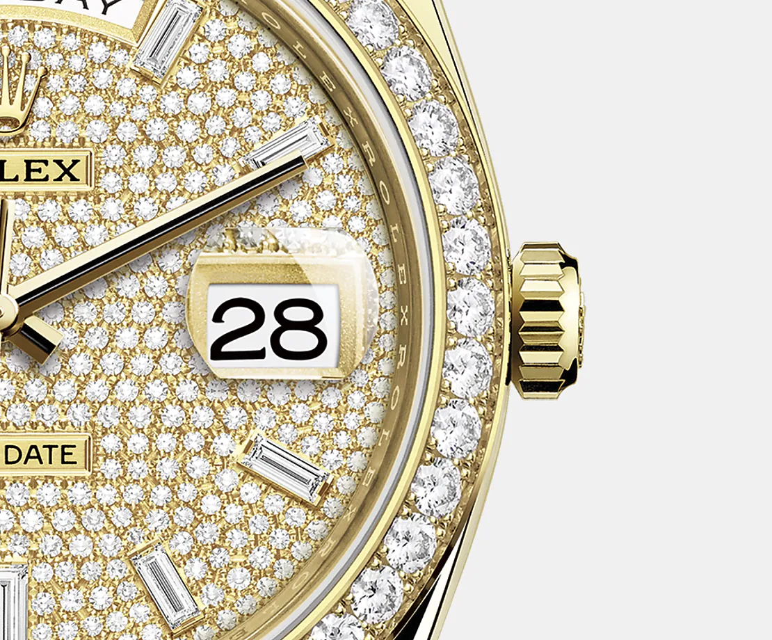 Day-Date, 40mm, 18k Yellow Gold and Diamonds, Ref# 228348rbr-0037