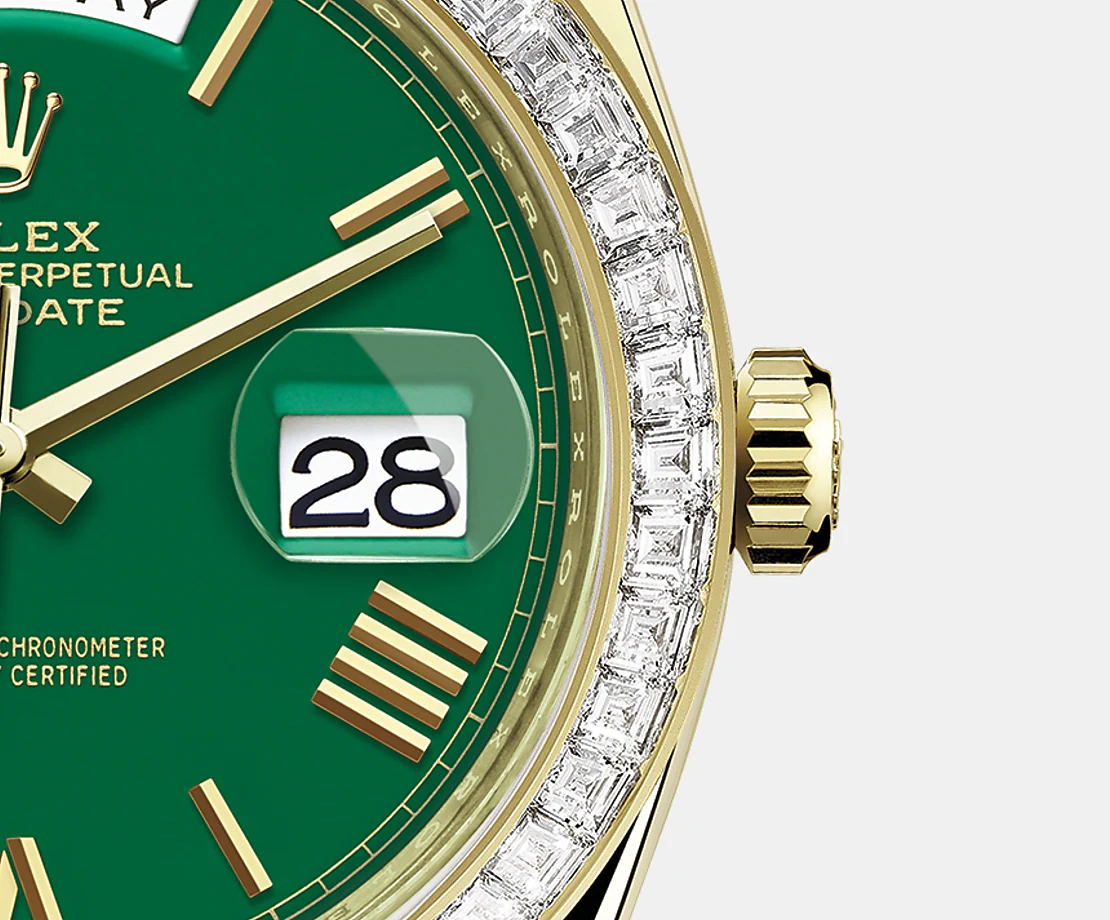 Day-Date, 40mm, 18k Yellow Gold and Diamonds, Ref# 228398tbr-0039