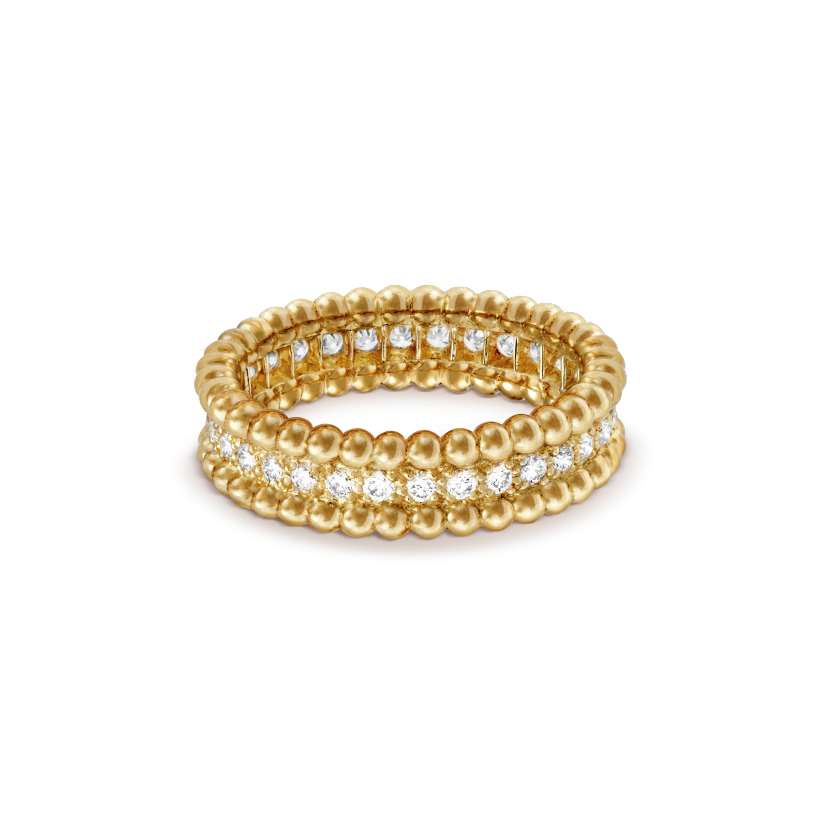 Perlee diamonds ring, 1 row