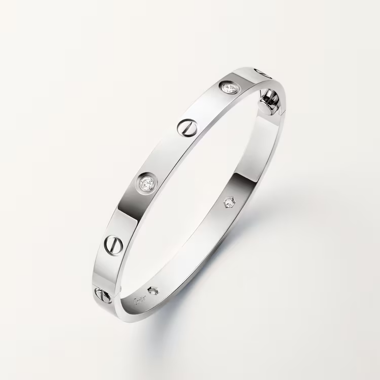 LOVE BRACELET, CLASSIC MODEL, 4 DIAMONDS & LOVE BRACELET, SMALL MODEL