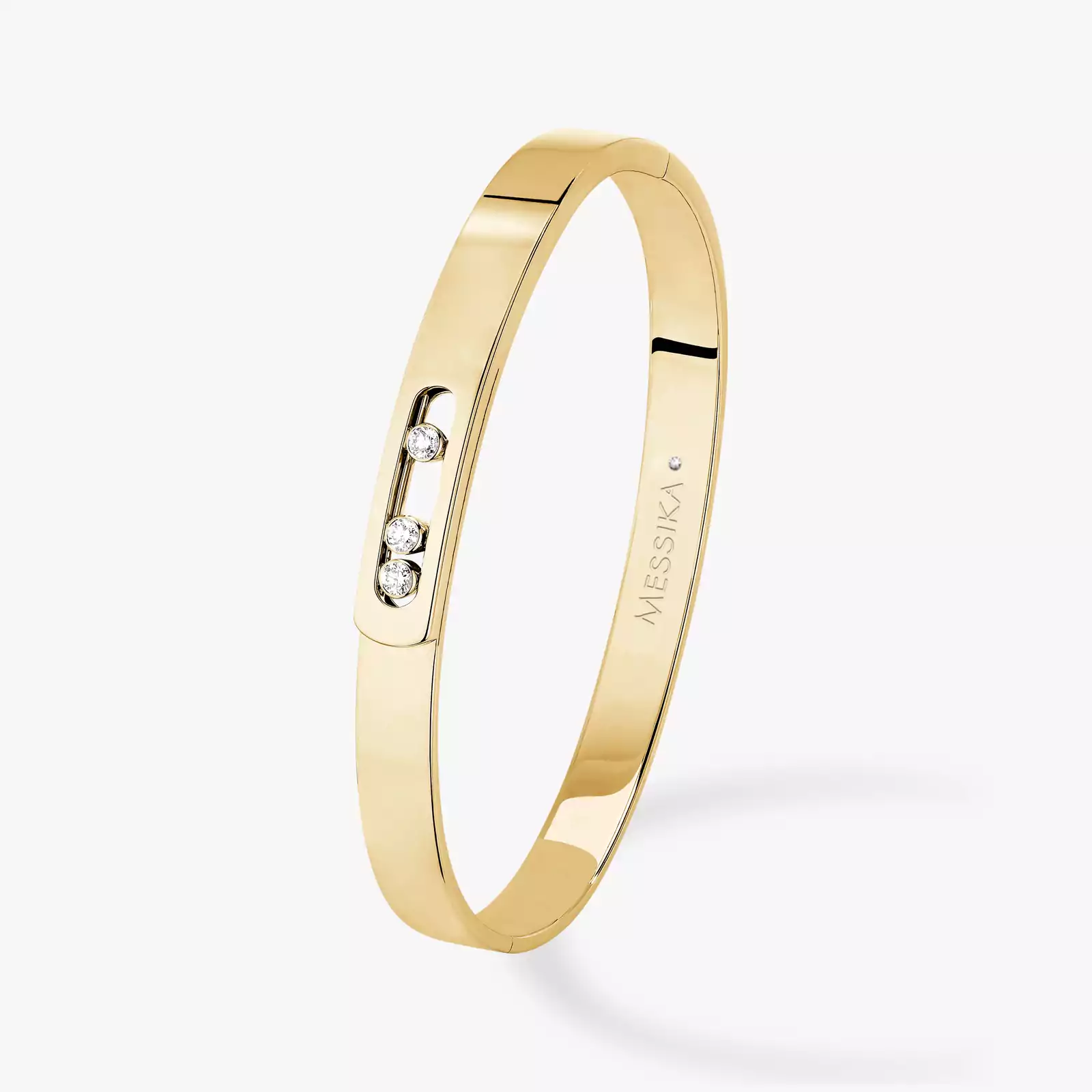 Move Noa Bangle Yellow Gold Diamond Bracelet