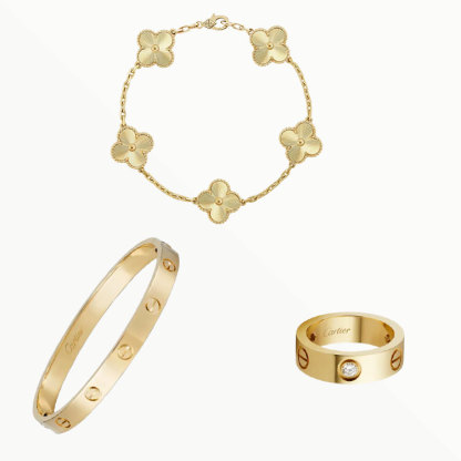 3‑Piece Icon Stack – Love, Clou & Clover