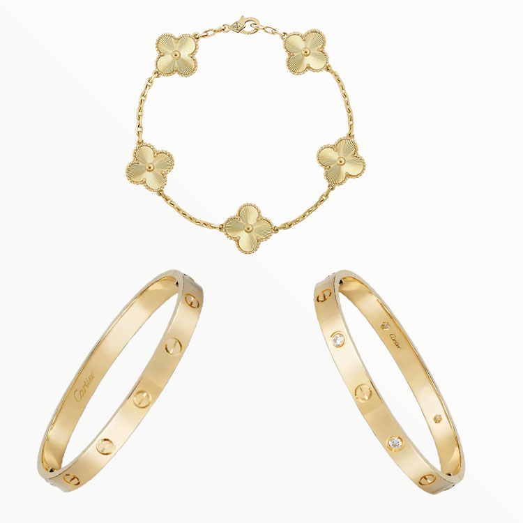 3‑Piece Icon Stack – Love, Clou & Clover