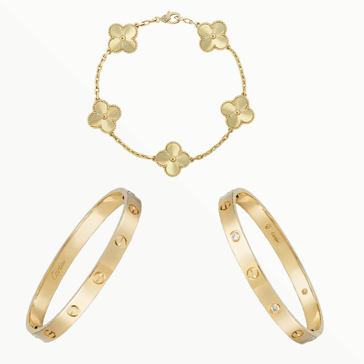 3‑Piece Icon Stack – Love, Clou & Clover