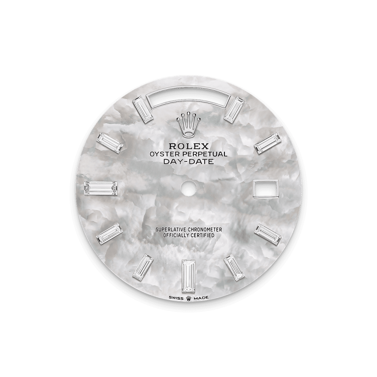 Day-Date 40  Oyster, 40 mm, platinum and diamonds  Reference 228396TBR