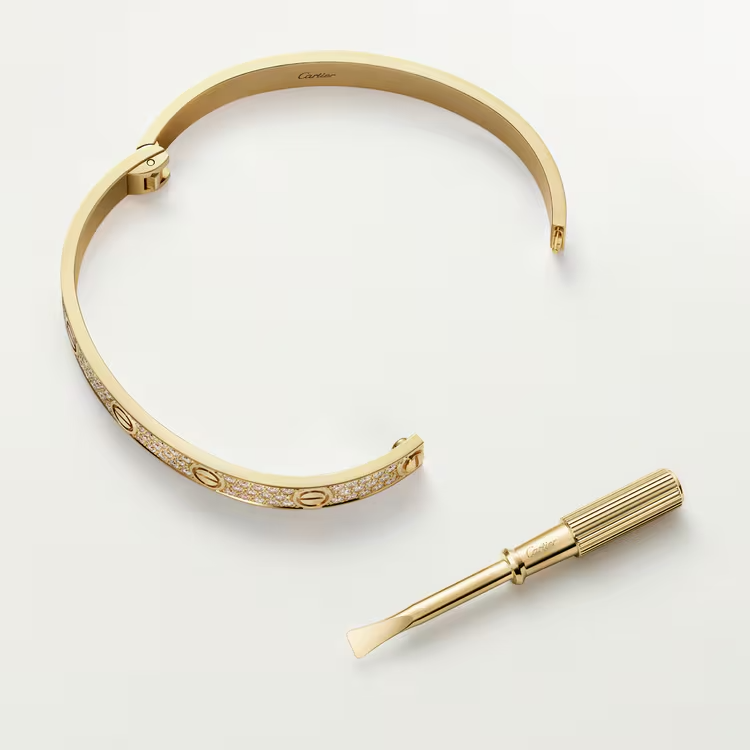 LOVE BRACELET, CLASSIC MODEL, PAVED & LOVE RING, SMALL MODEL