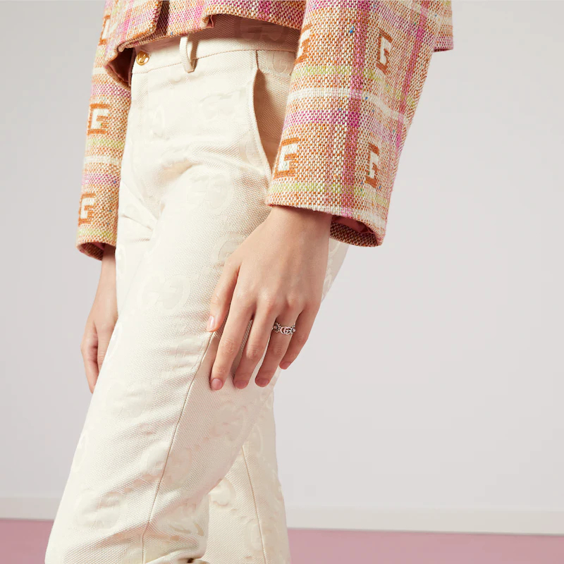 DOUBLE G MOTHER OF PEARL RING