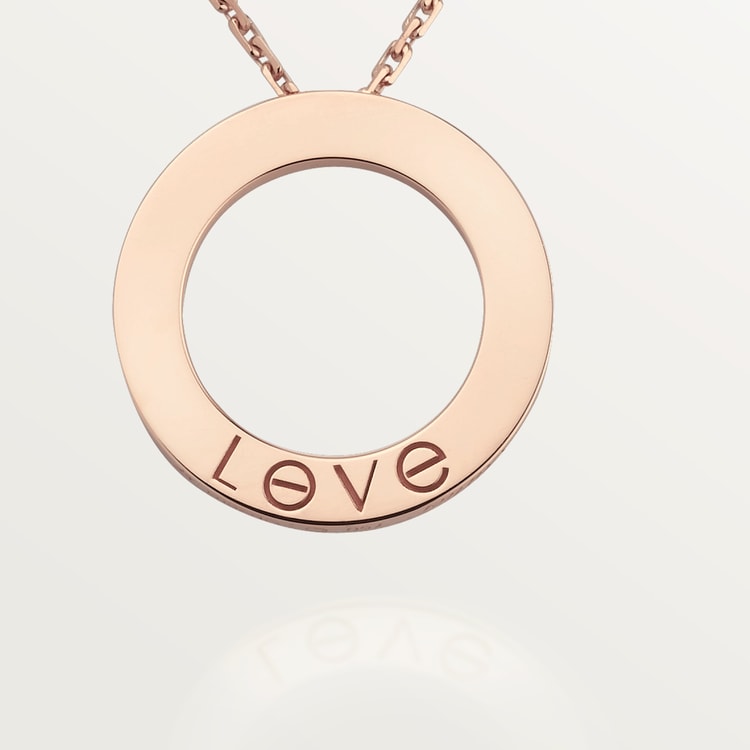 LOVE NECKLACE, 3 DIAMONDS