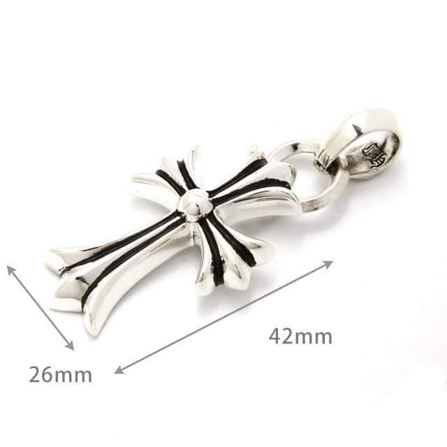 SMALL CROSS PENDANT WITH BAIL