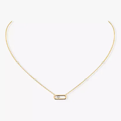 Gold Move Uno Yellow Gold Diamond Necklace