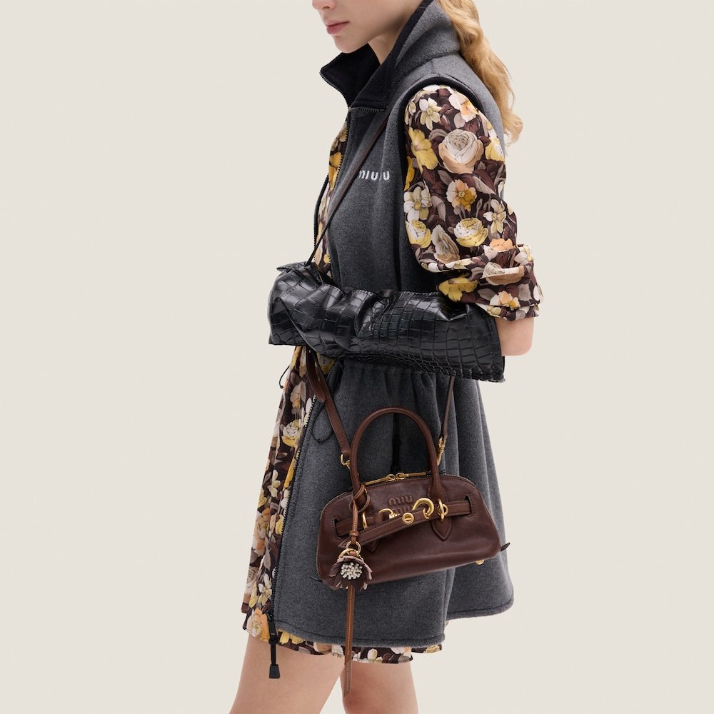 Aventure mini nappa leather bag