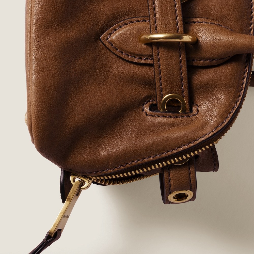 Aventure mini nappa leather bag