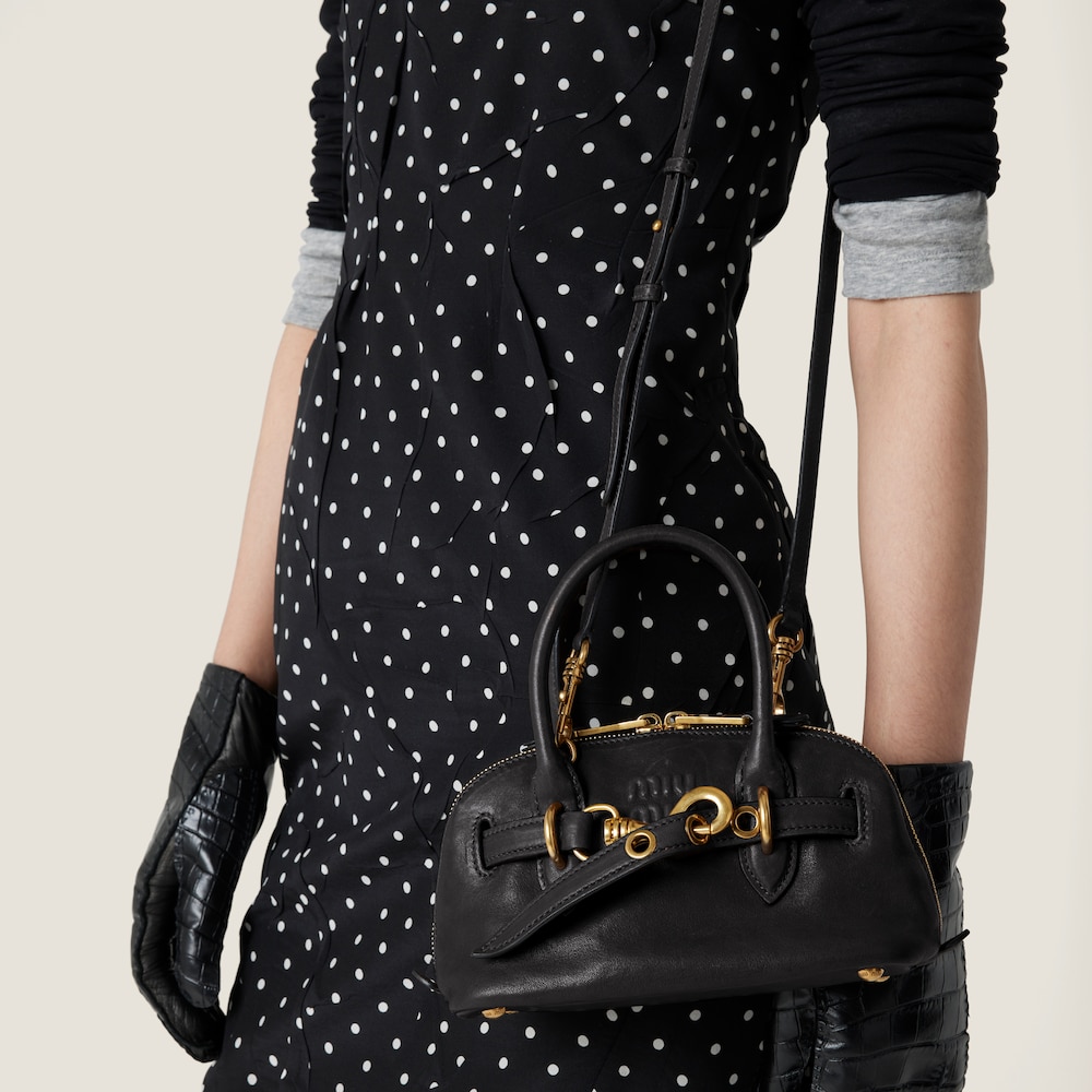 Aventure mini nappa leather bag