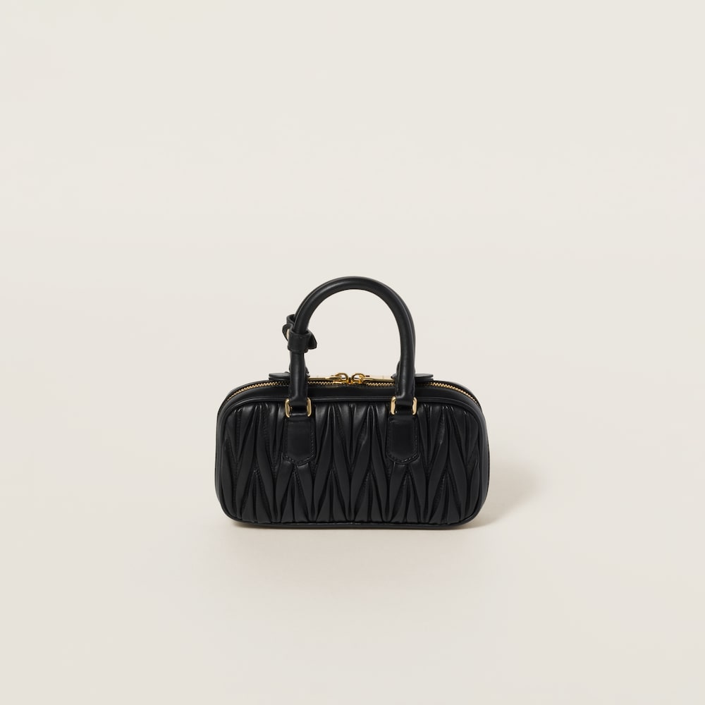 Arcadie matelassé nappa leather mini-bag