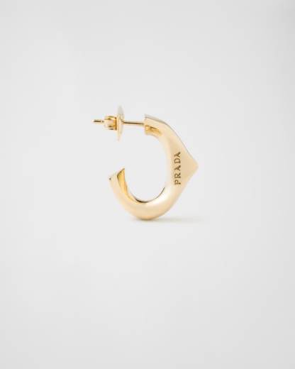 Eternal Gold single earring - yellow gold