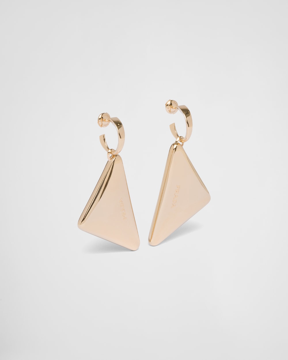 Eternal Gold medium drop earrings in yellow gold