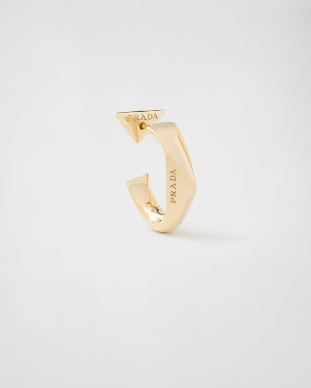 Eternal Gold single earring - yellow gold