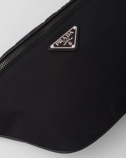 Re-Nylon and Saffiano leather belt bag