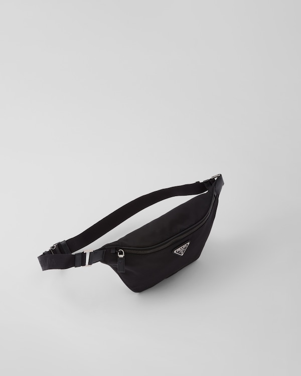 Re-Nylon and Saffiano leather belt bag