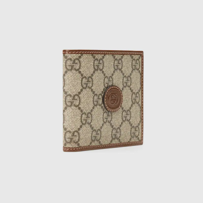 WALLET WITH INTERLOCKING G