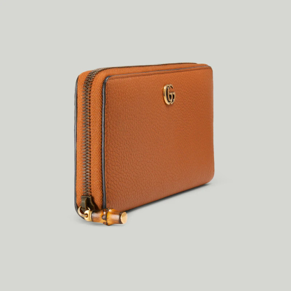 ZIP AROUND WALLET WITH BAMBOO