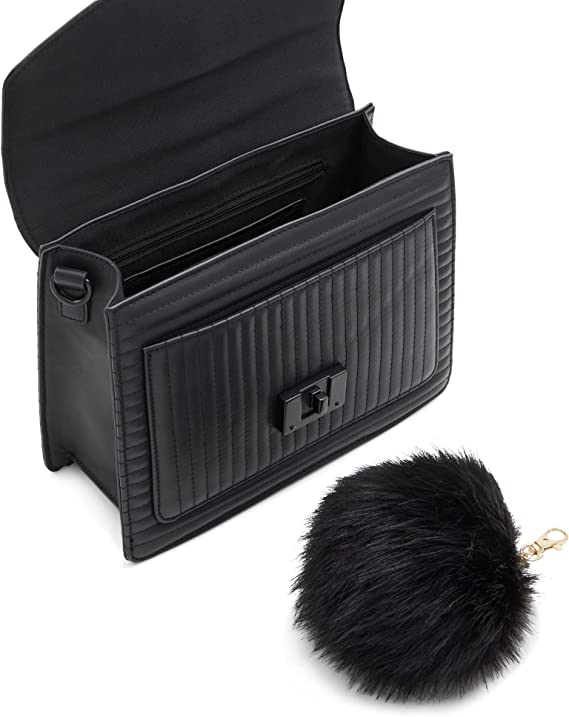 BLACK Women's Top Handle Bag