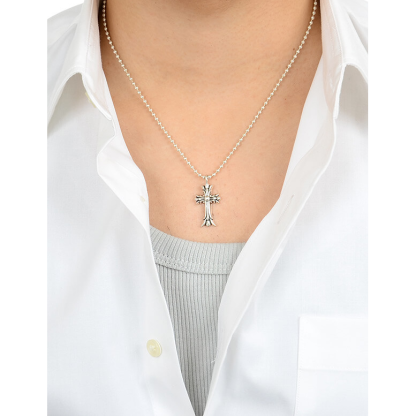 DOUBLE CROSS CHARM
