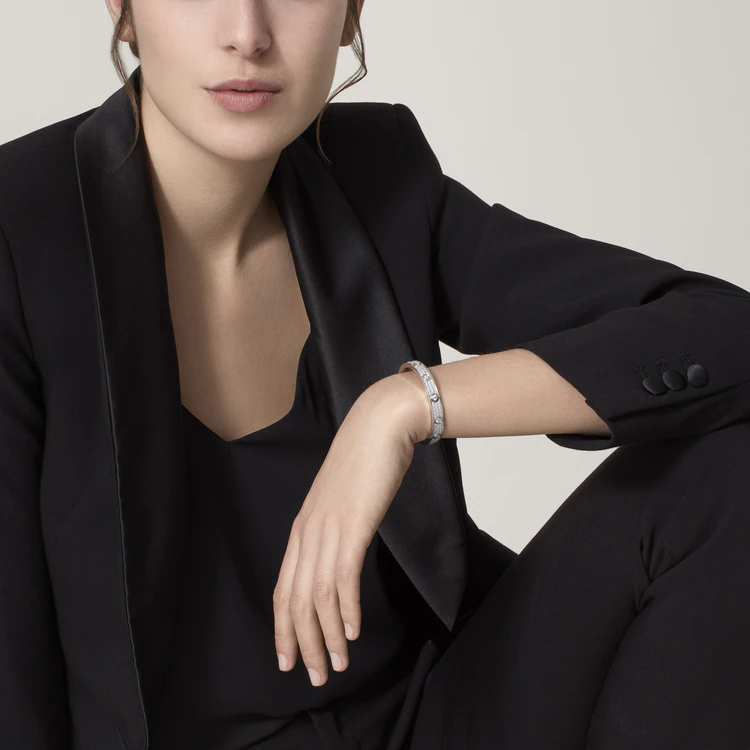 LOVE BRACELET, DIAMOND-PAVED