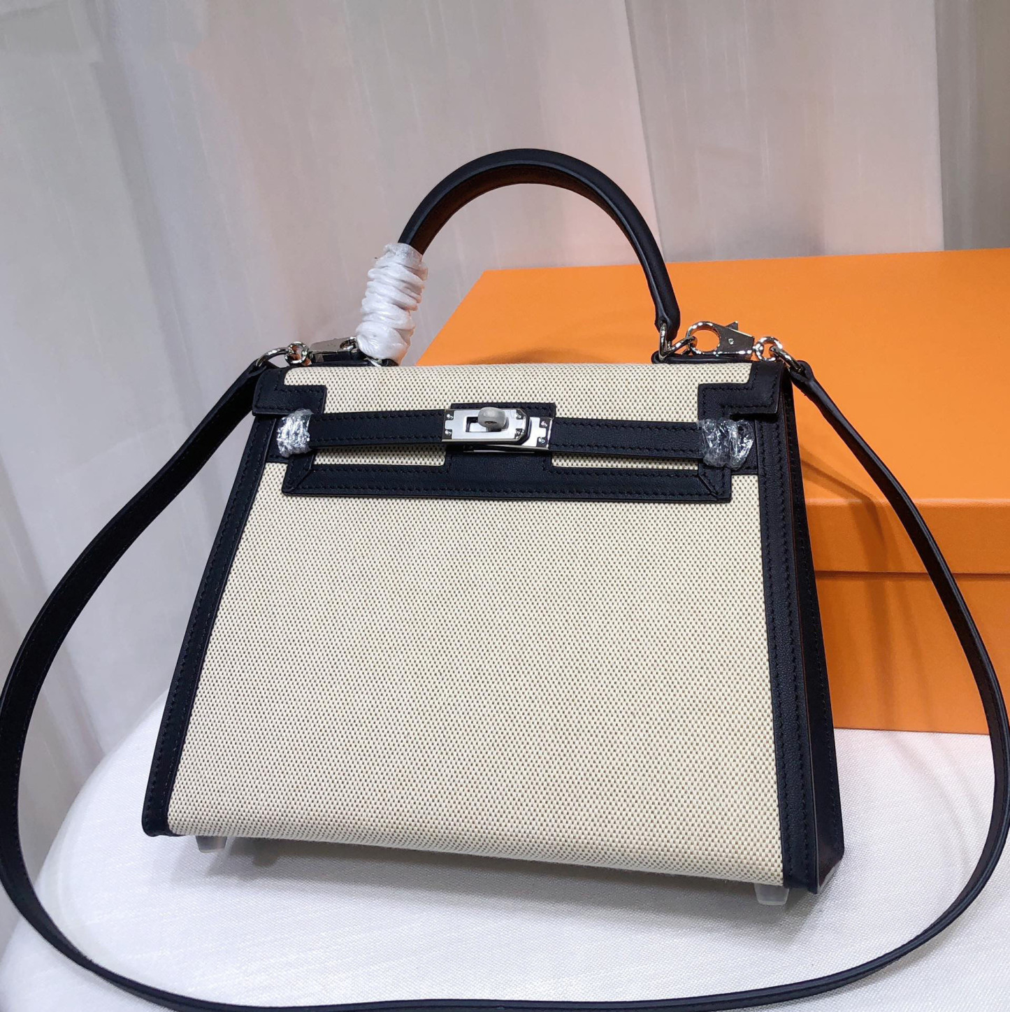 Hertgtmes Toile Swift Verso Kelly Sellier 25 Ecru Rouge Sellier