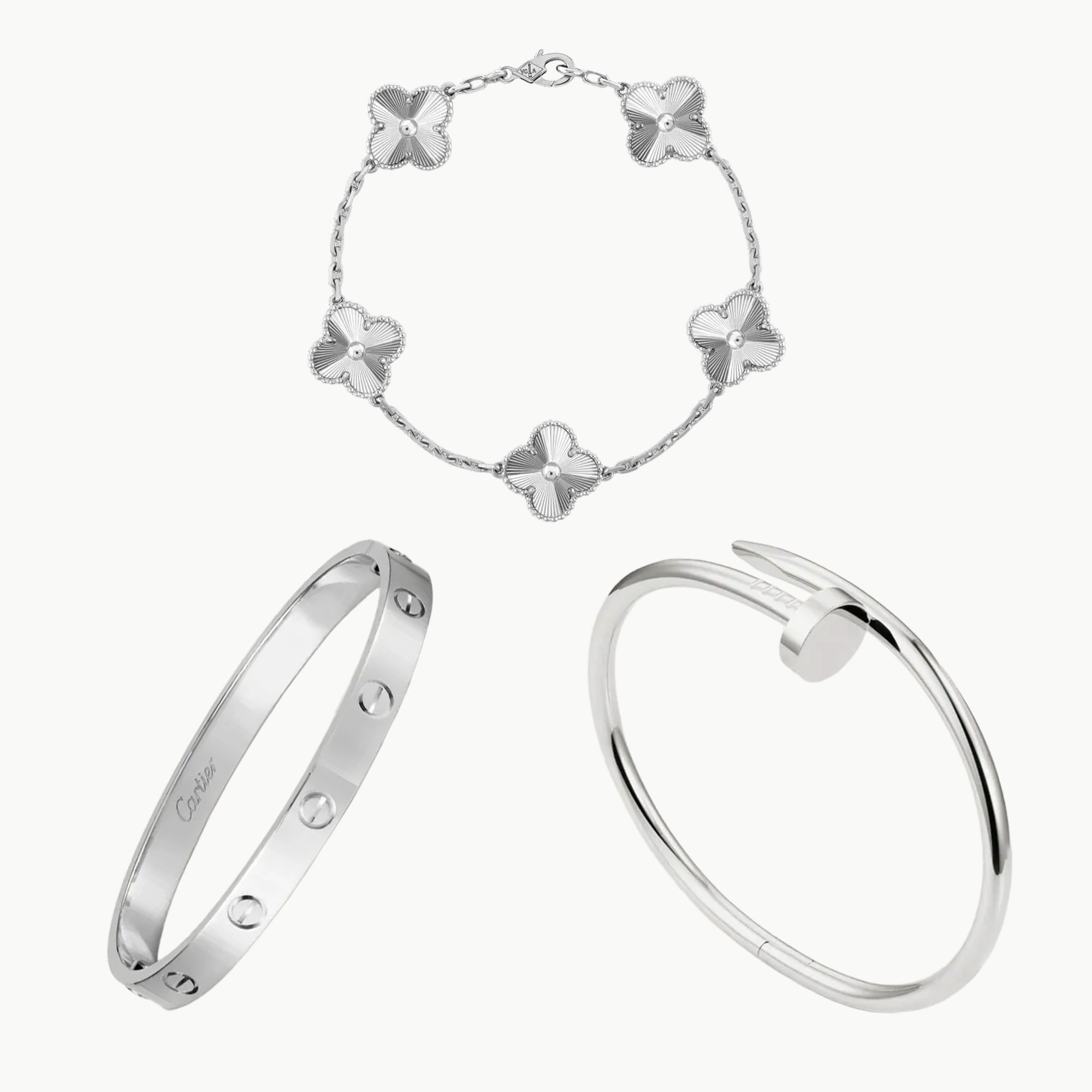 3‑Piece Icon Stack – Love, Clou & Clover