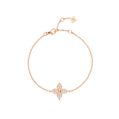 Star Blossom Bracelet, Pink Gold And Diamonds