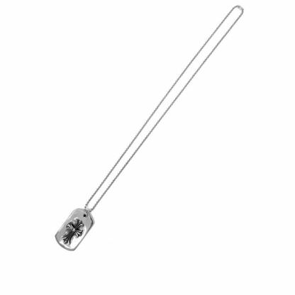 TINY CH CROSS CUTOUT DOG TAG