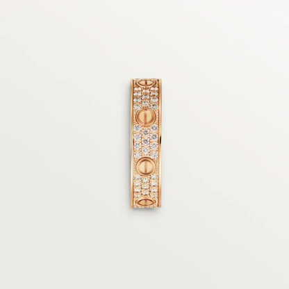 LOVE WEDDING BAND, DIAMOND-PAVED