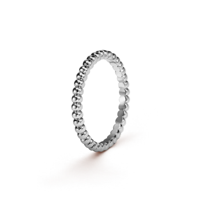 Perlée pearls of gold ring, small model