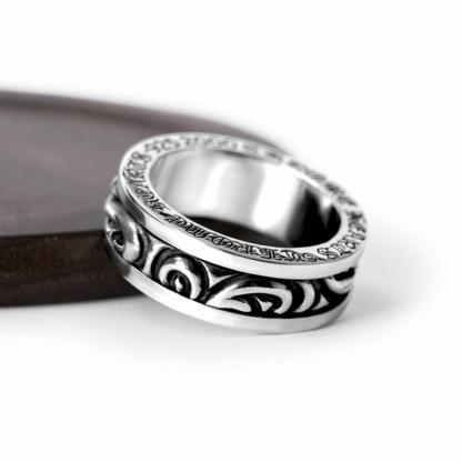 SCROLL SPINNER RING