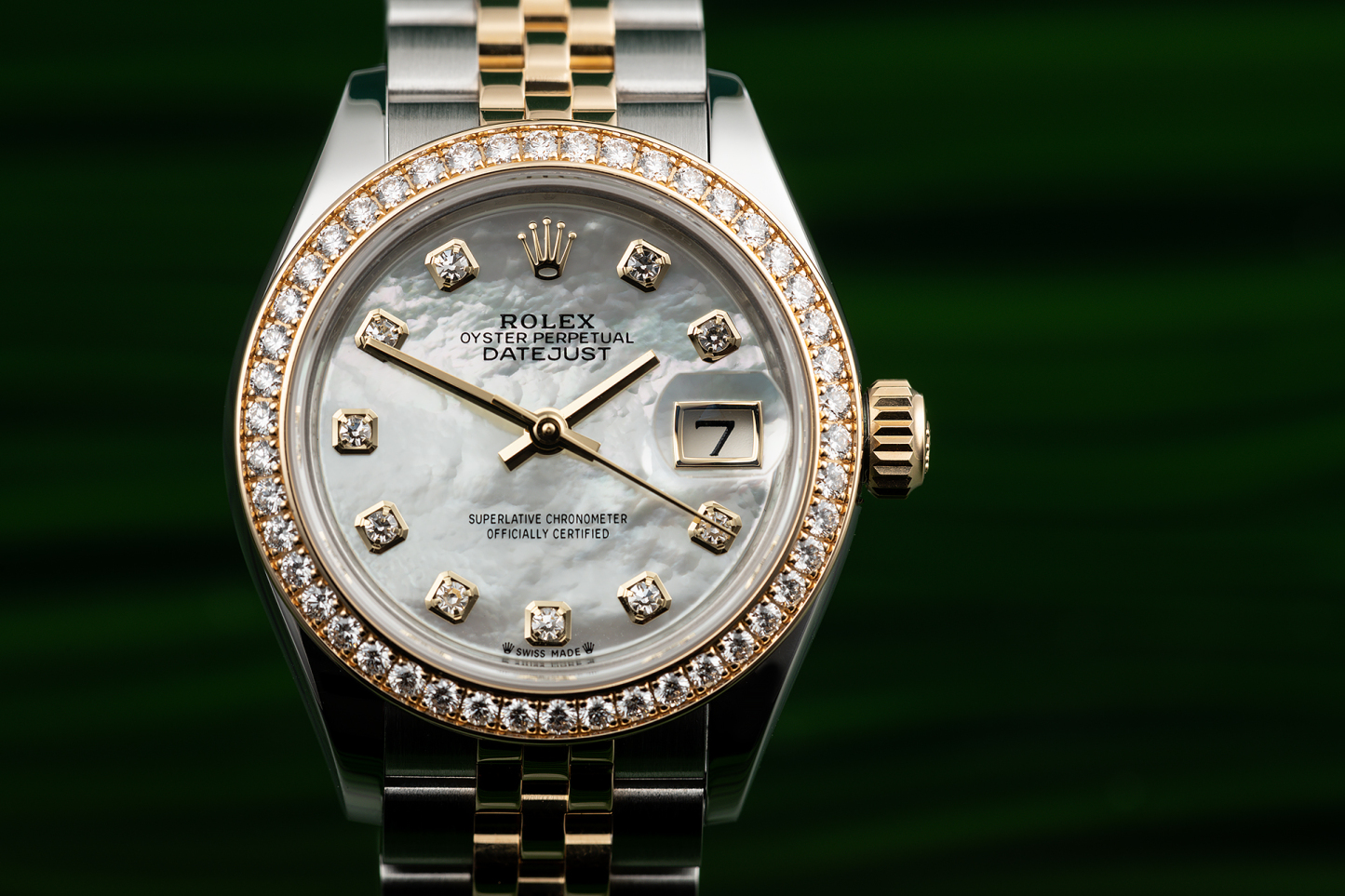 LADY-DATEJUST OYSTER 28 MM OYSTERSTEEL YELLOW GOLD AND DIAMONDS 279383RBR