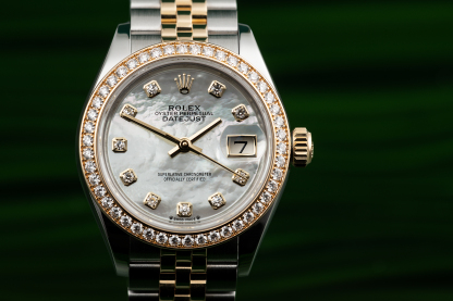 LADY-DATEJUST OYSTER 28 MM OYSTERSTEEL YELLOW GOLD AND DIAMONDS 279383RBR