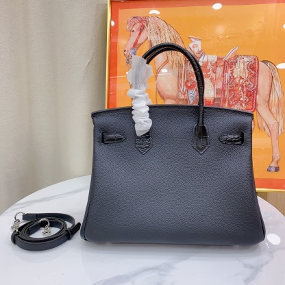 Herthtmes Togo Matte Alligator Birkin Touch 25/30 Gold