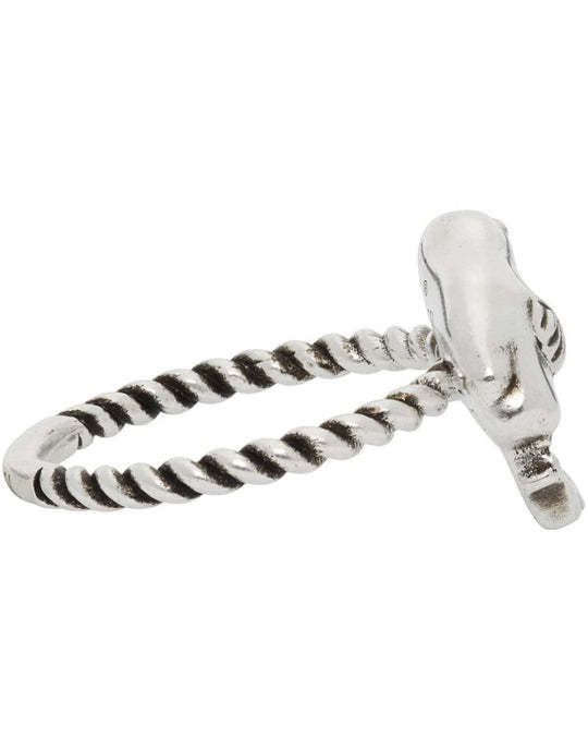 Chick Motif Ring in Silver