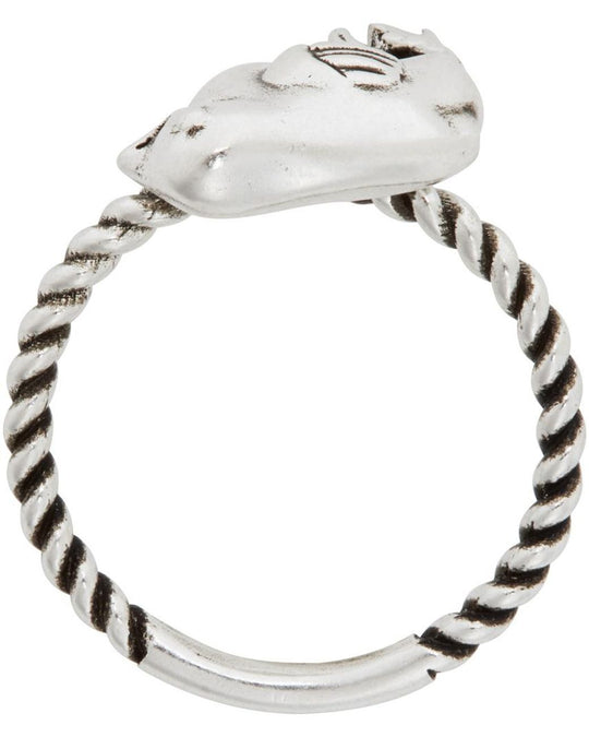 Chick Motif Ring in Silver